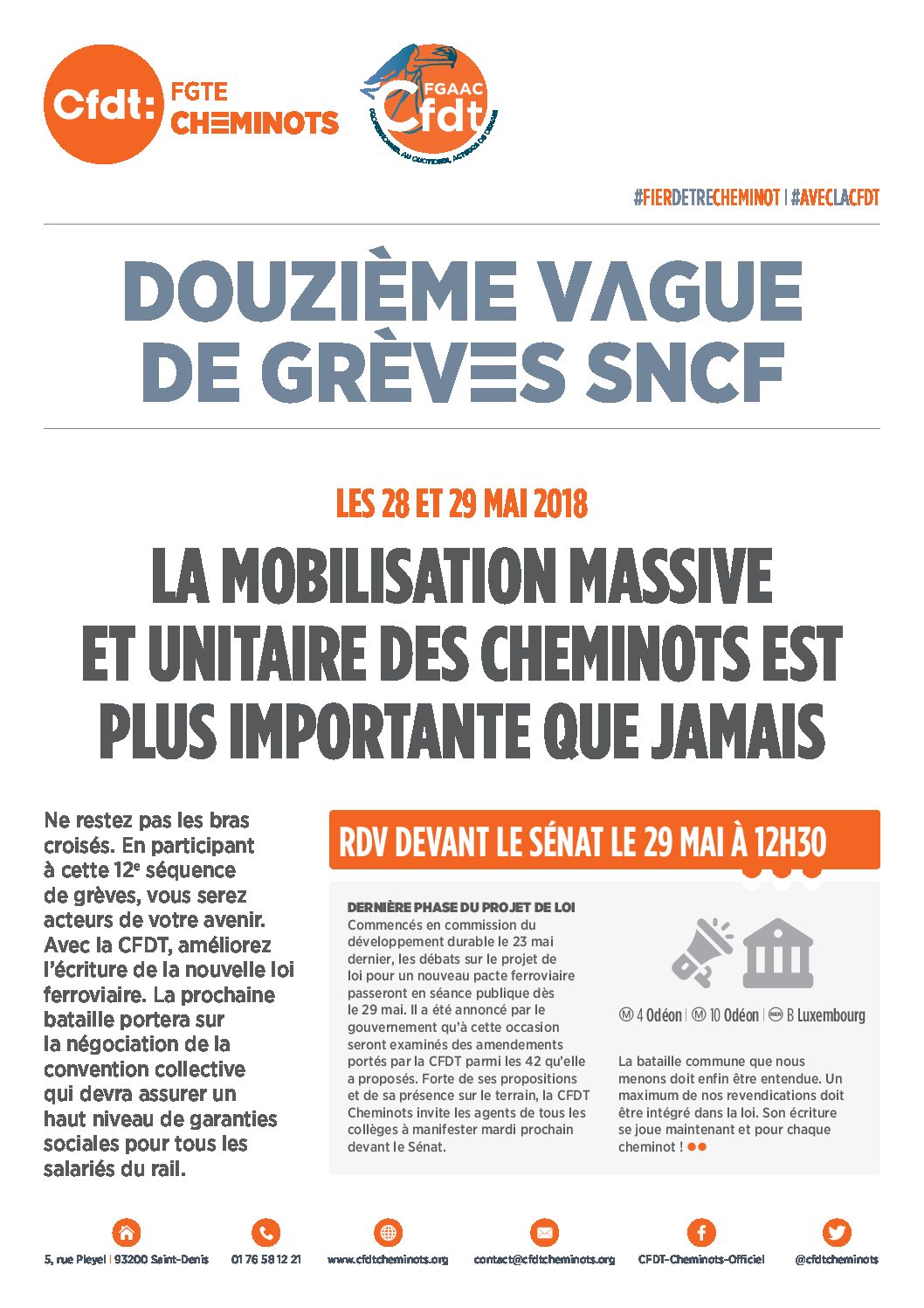 DIXIÈME VAGUE DE GRÈVES SNCF