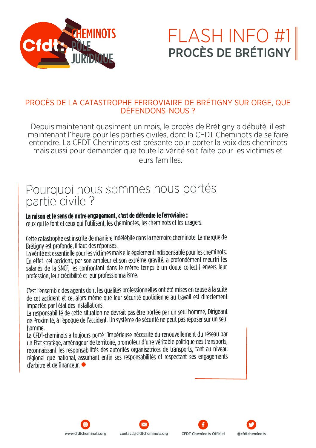 #1 FLASH INFO JURIDIQUE – PROCÈS DE BRÉTIGNY