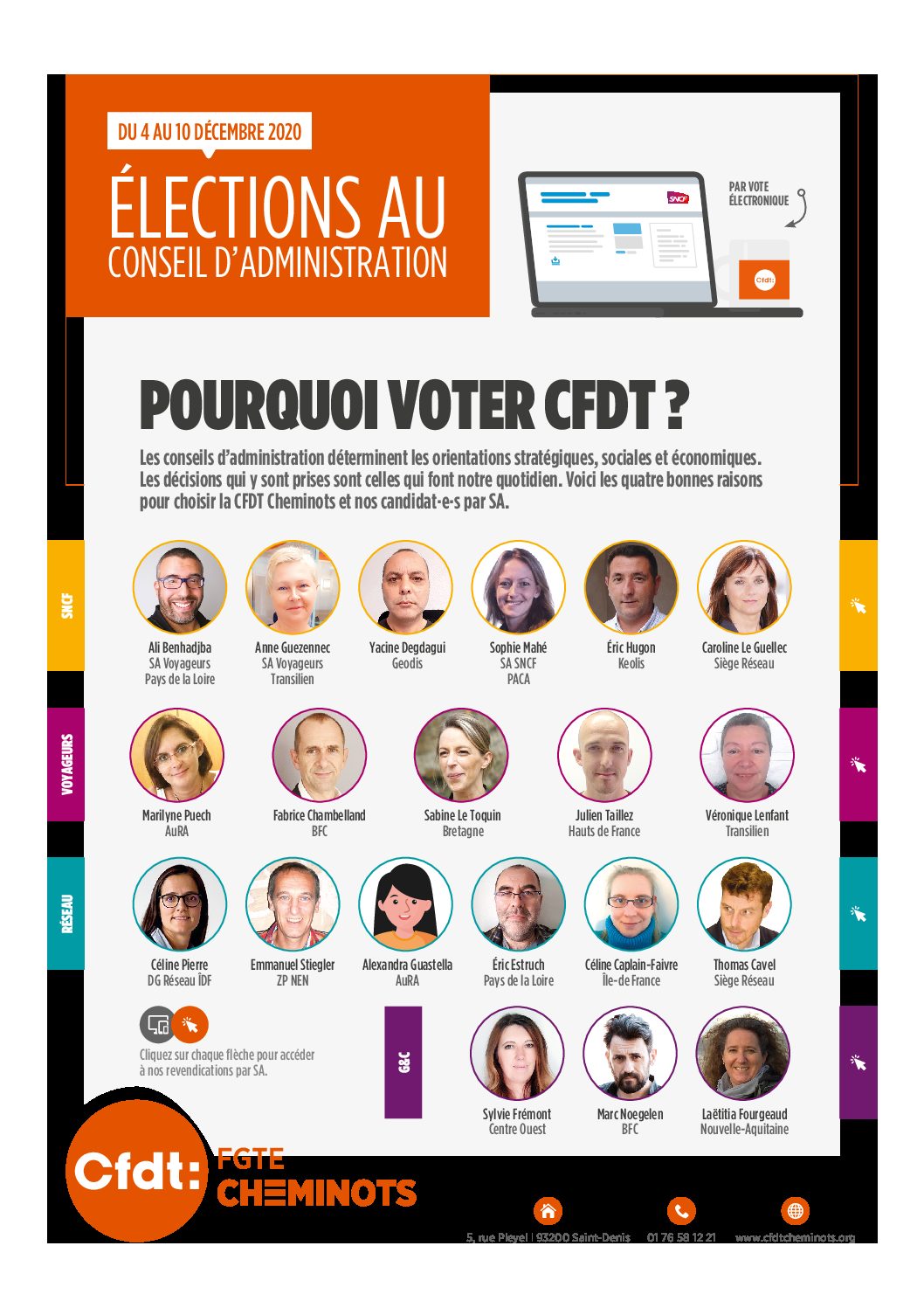 ÉLECTIONS AUX CA SNCF