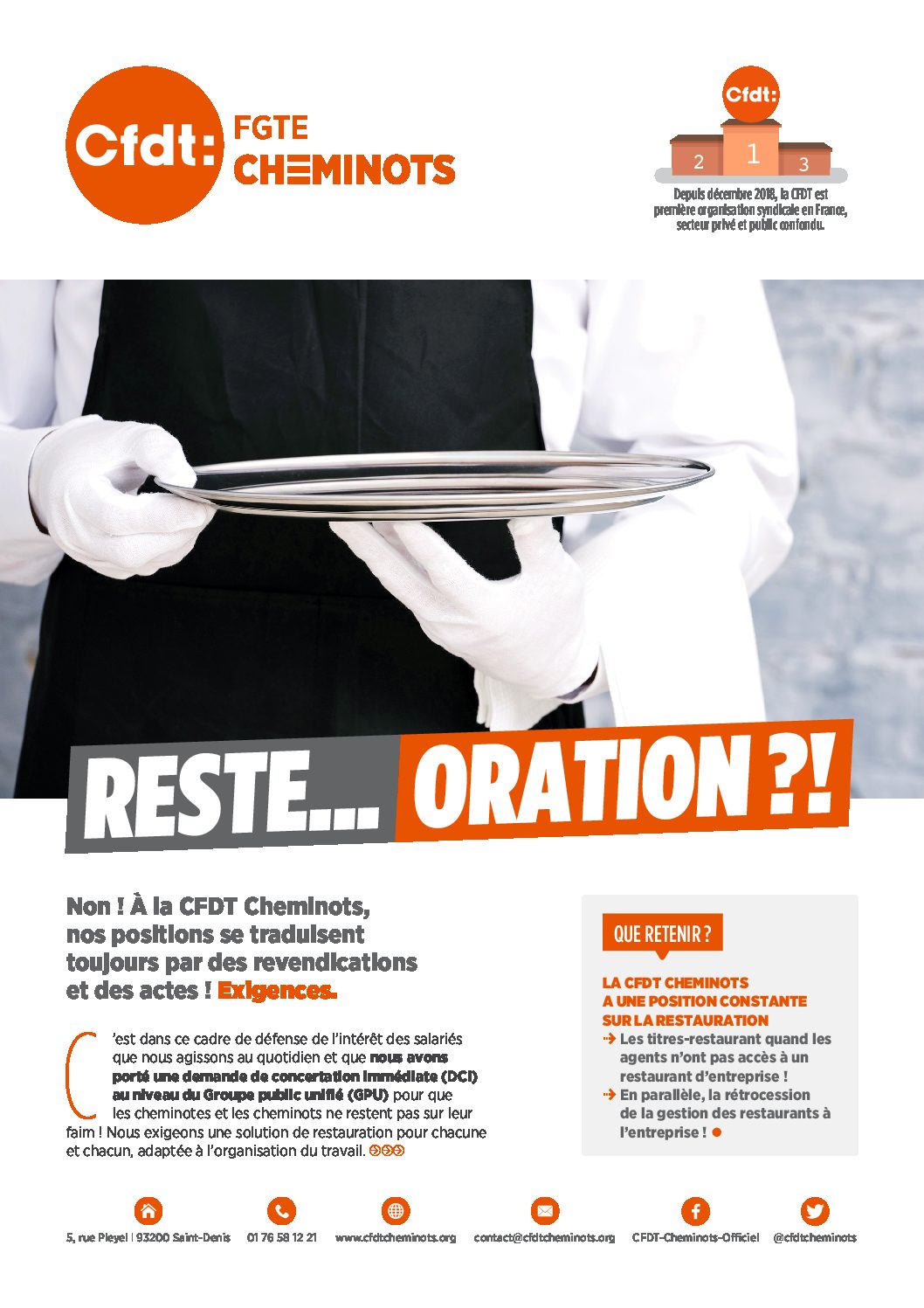 DCI CFDT AUPRÈS DU GROUPE PUBLIC UNIFIÉ