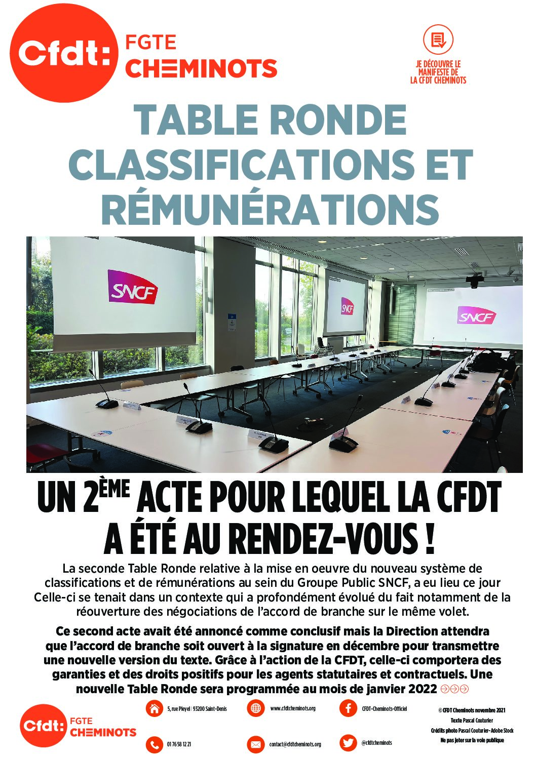 TABLE RONDE CLASSIFICATIONS ET RÉMUNÉRATIONS