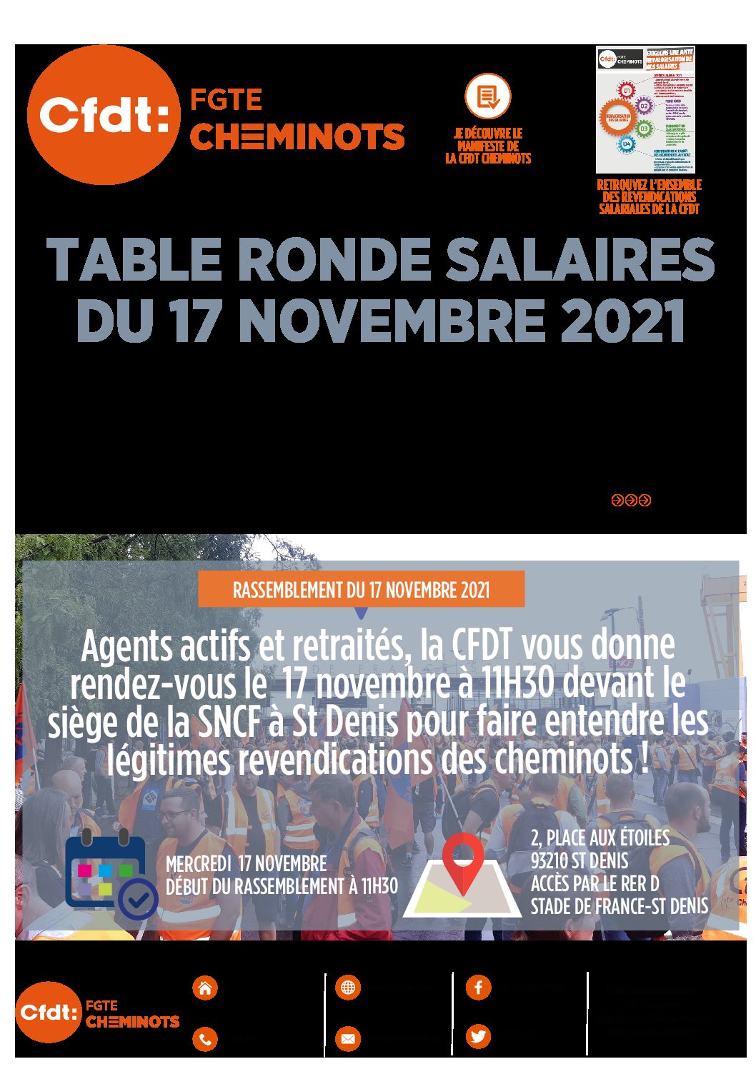 TABLE RONDE SALAIRES DU 17 NOVEMBRE 2021