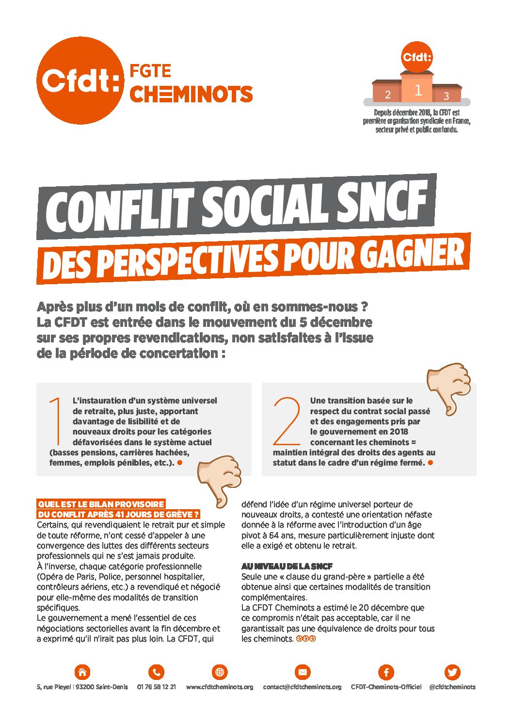 CONFLIT SOCIAL SNCF