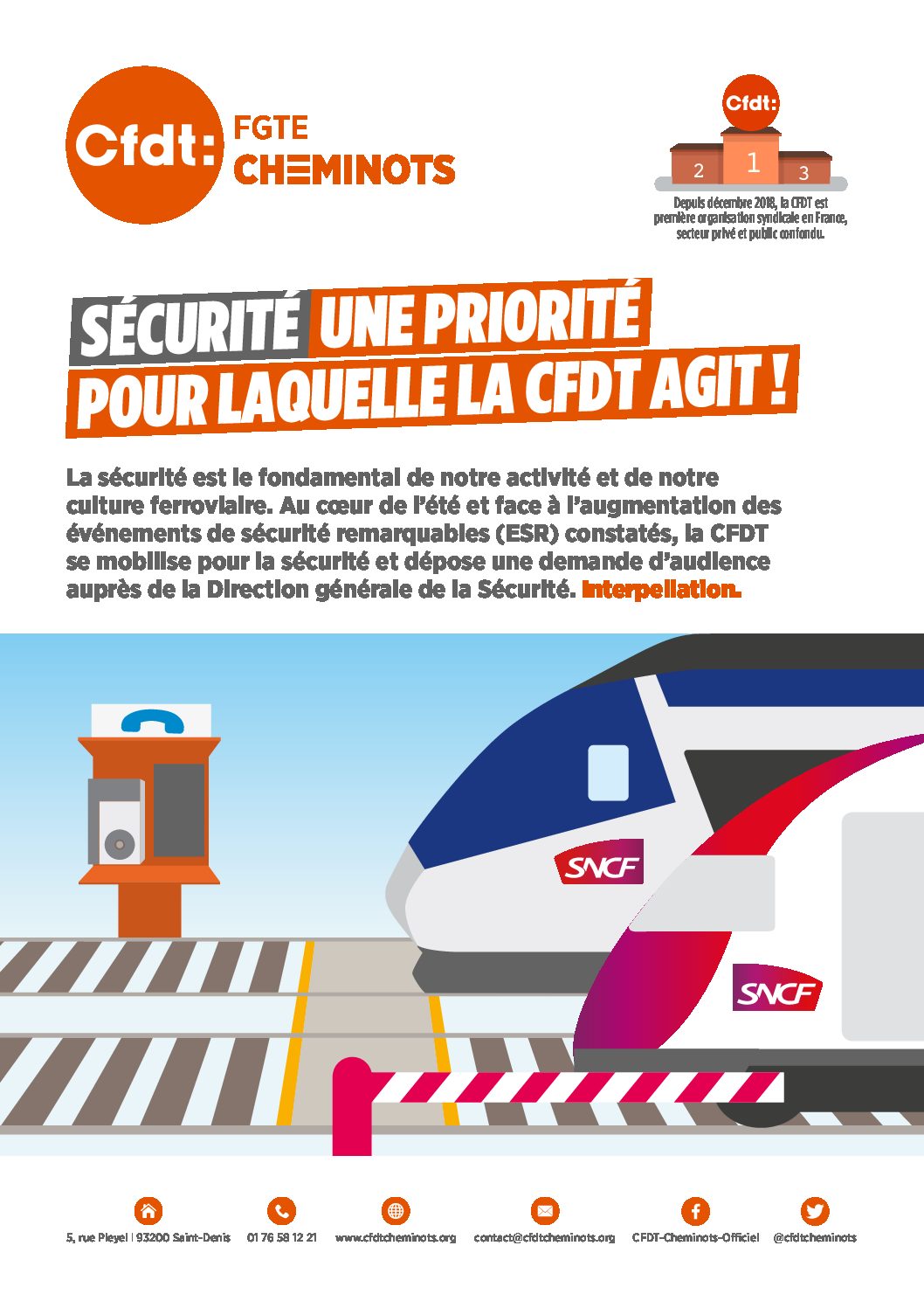 SÉCURITÉ FERROVIAIRE