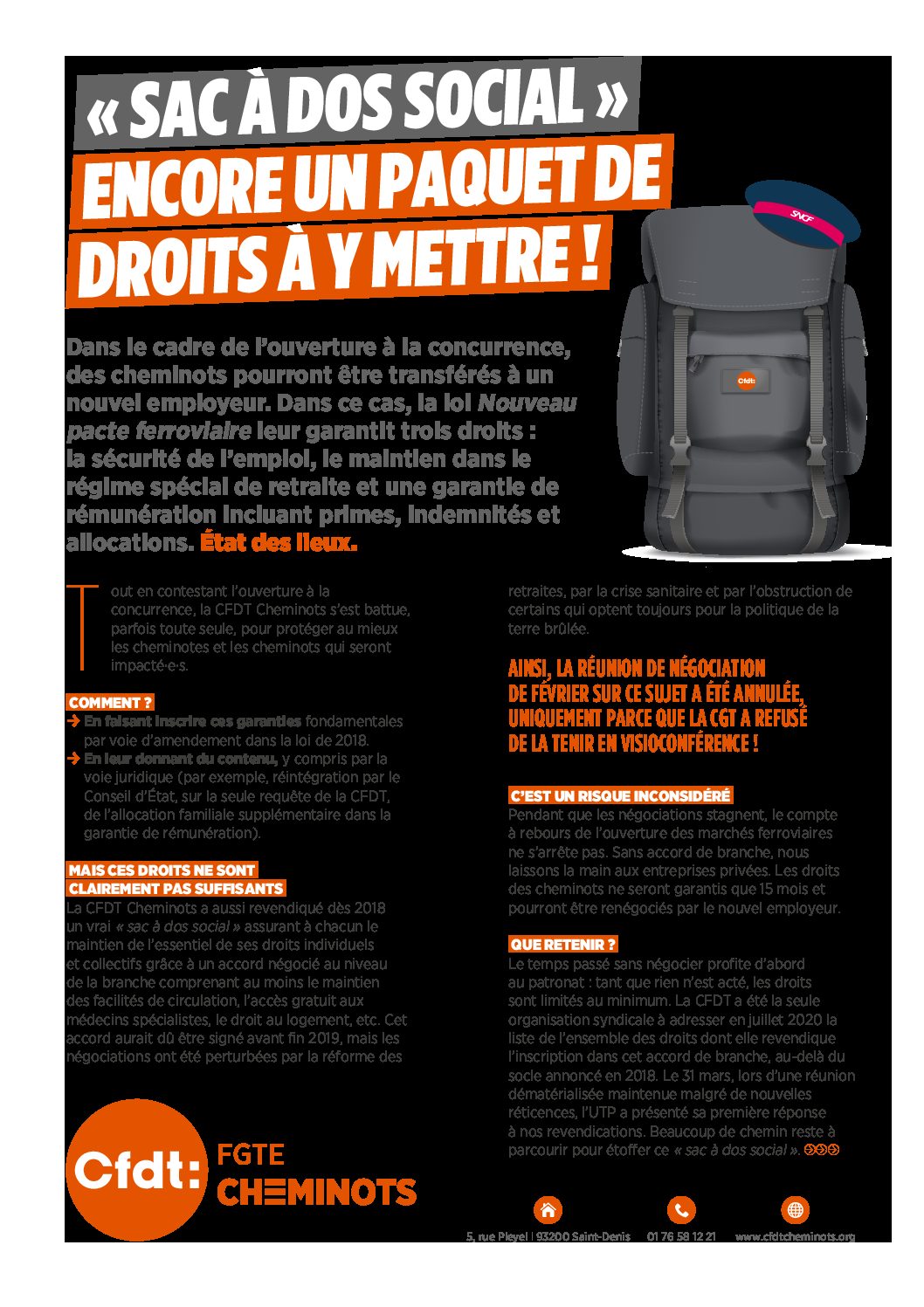 SAC À DOS SOCIAL