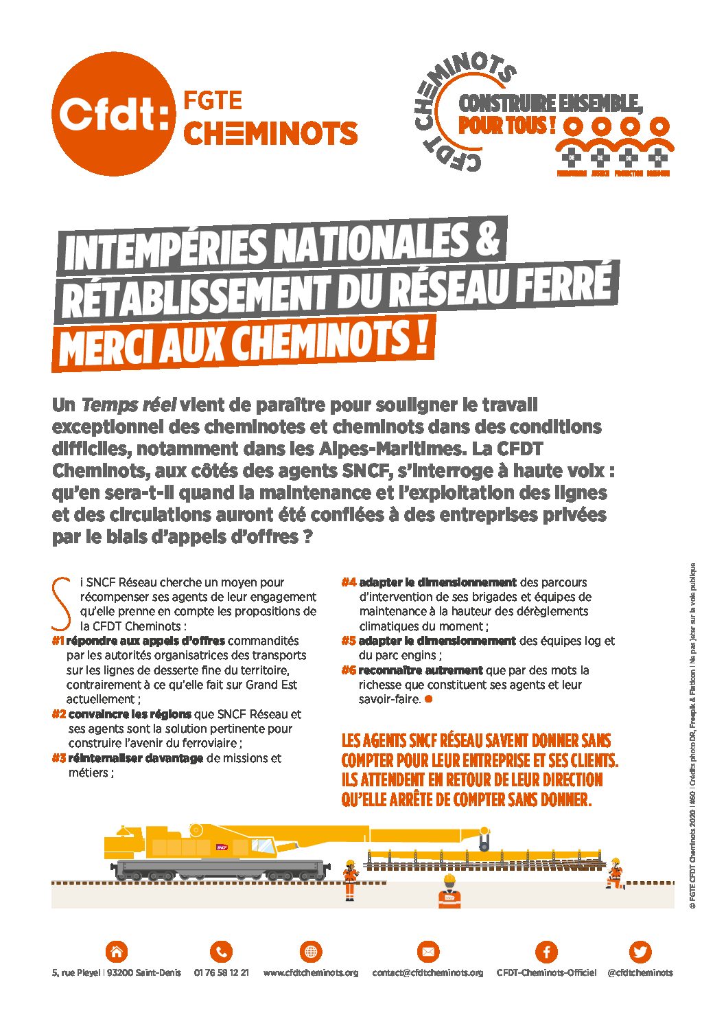 INTEMPÉRIES NATIONALES