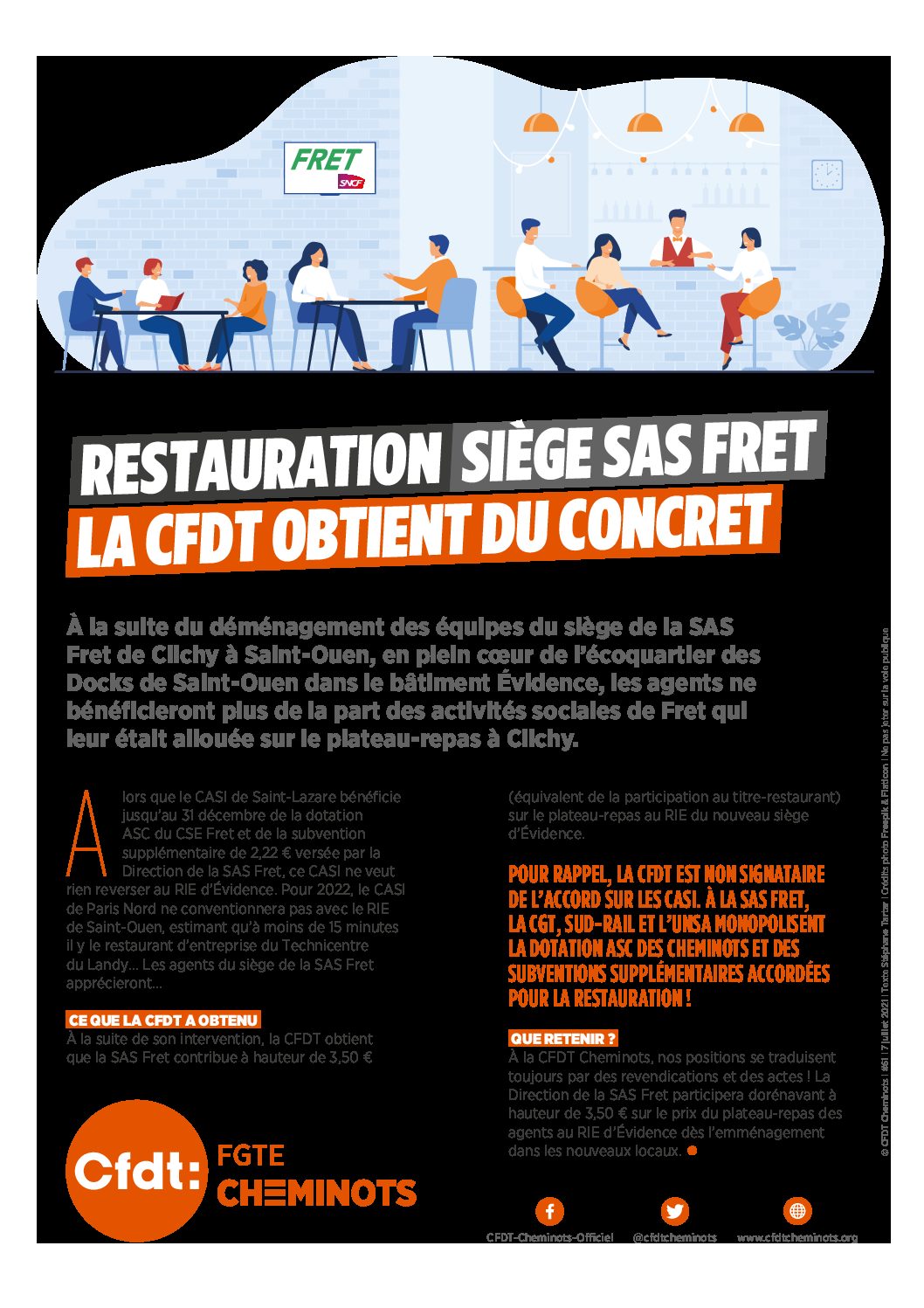 SIÈGE SAS FRET