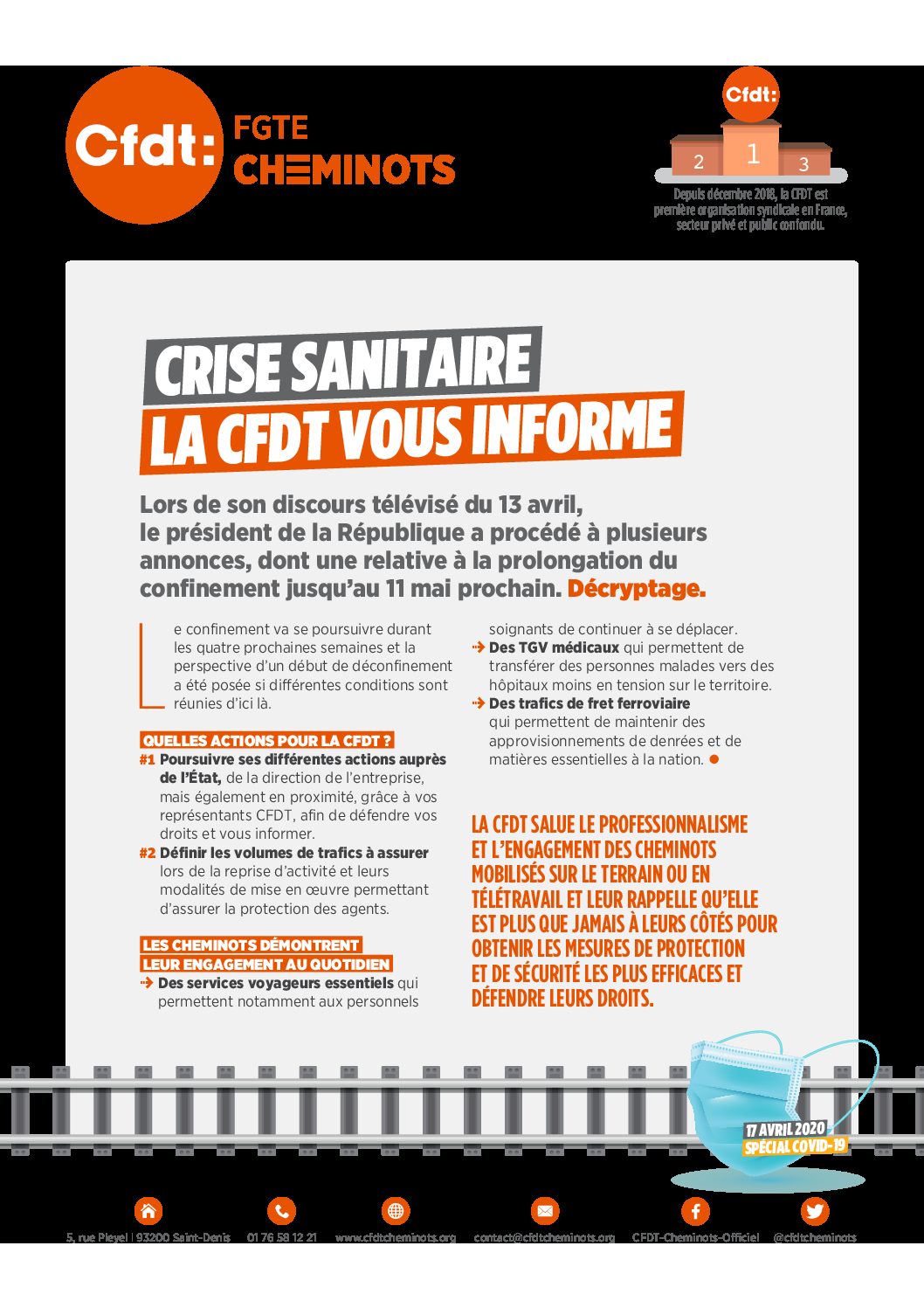 LA CFDT VOUS INFORME