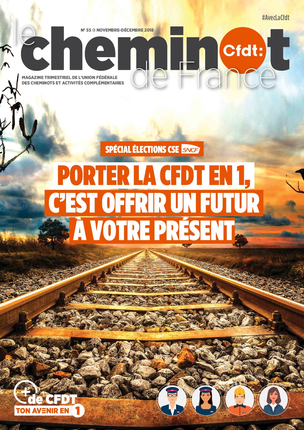 PORTER LA CFDT EN 1, C’EST OFFRIR UN FUTUR À VOTRE PRÉSENT