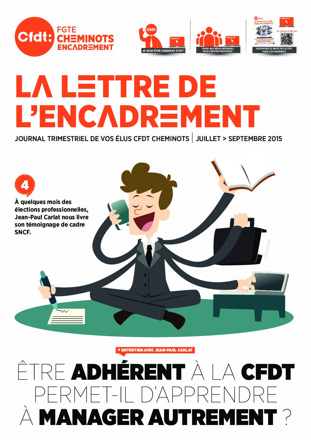 Lettre de l’encadrement #1 – 2015