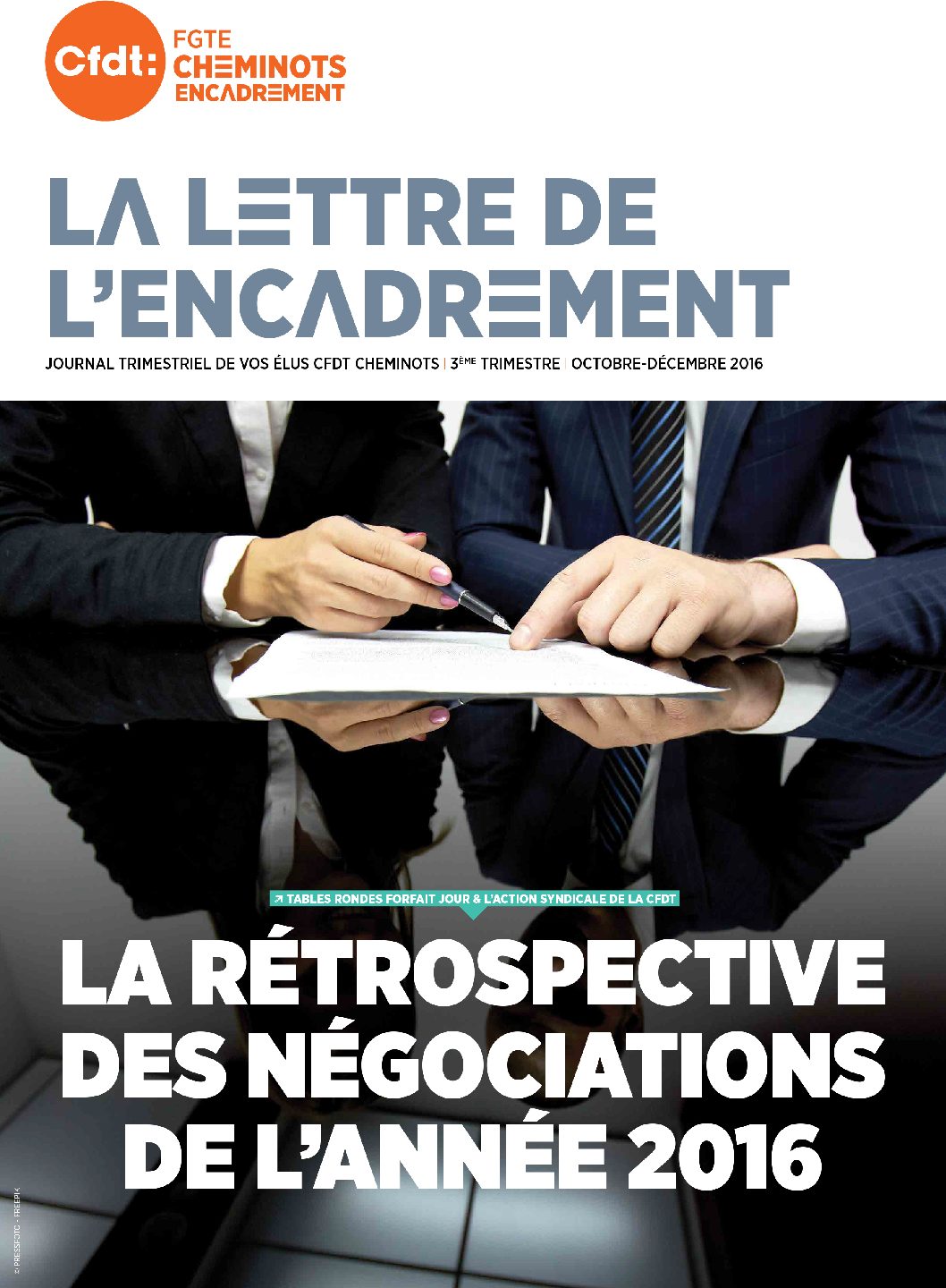 Lettre de l’encadrement #3 – 2016