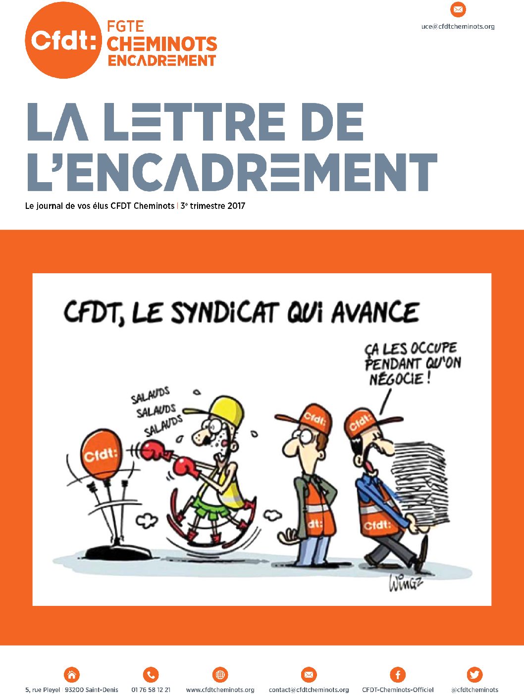 Lettre de l’encadrement #3 – 2017