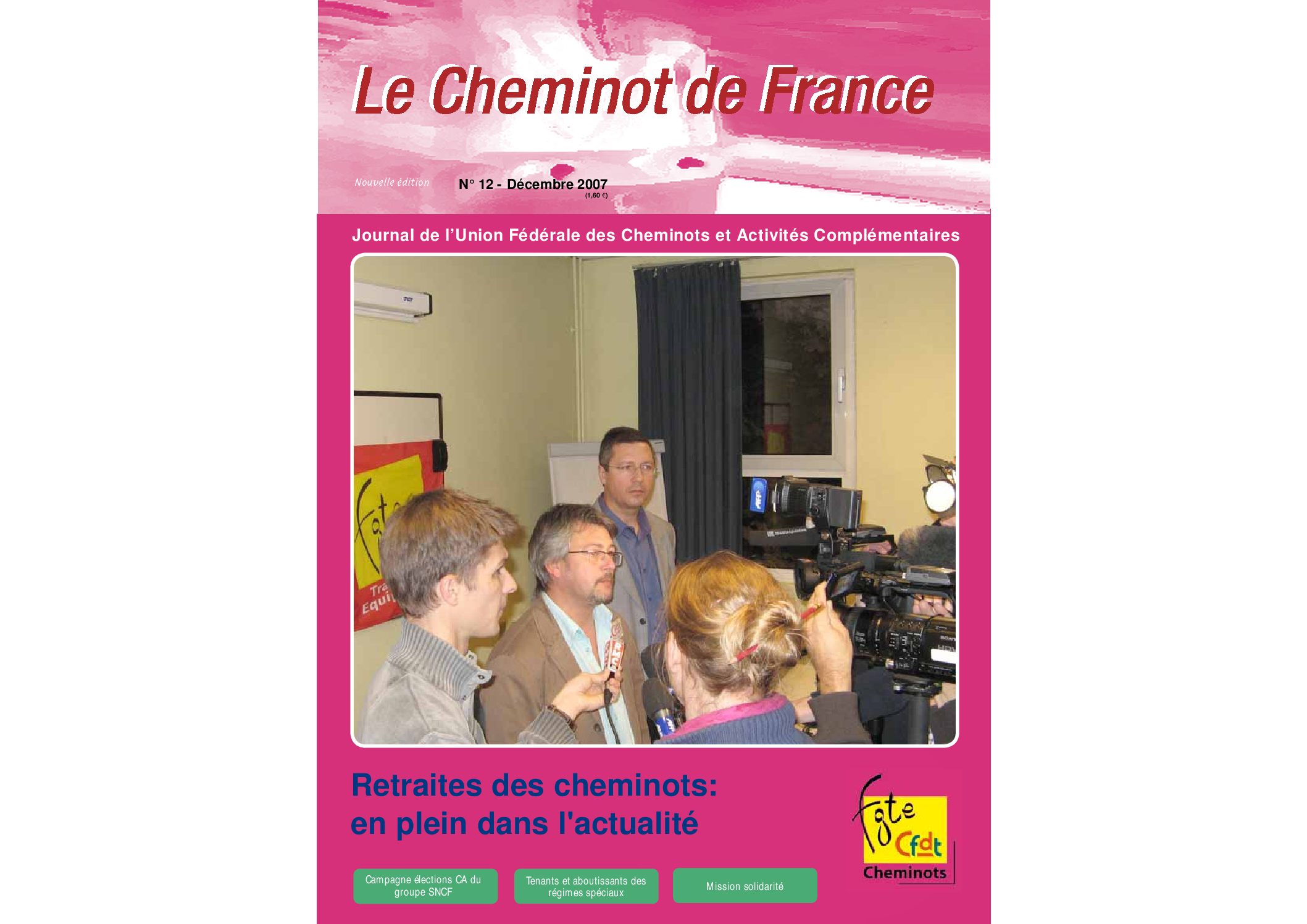 Le cheminot de France n°12