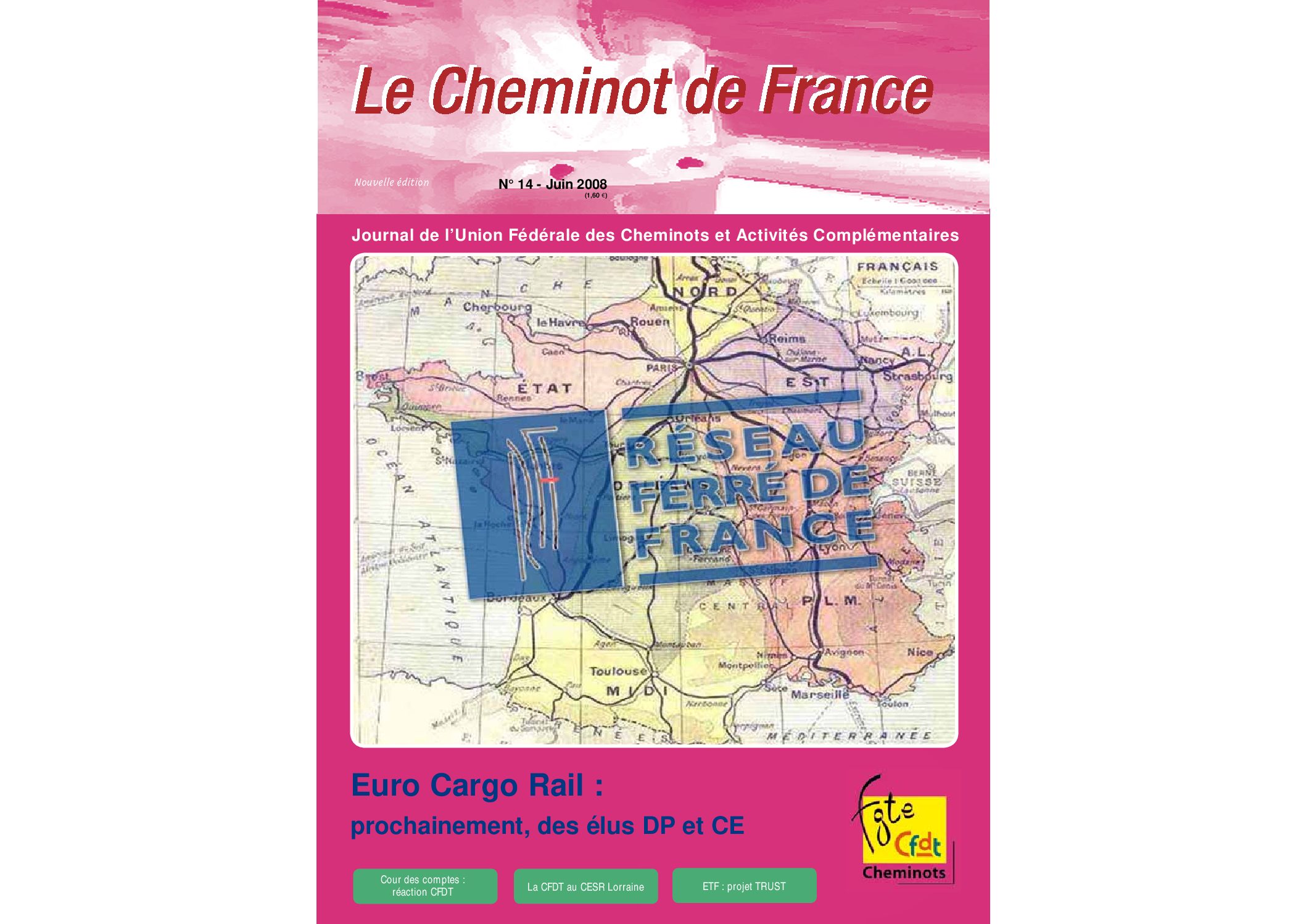 Le cheminot de France n°14