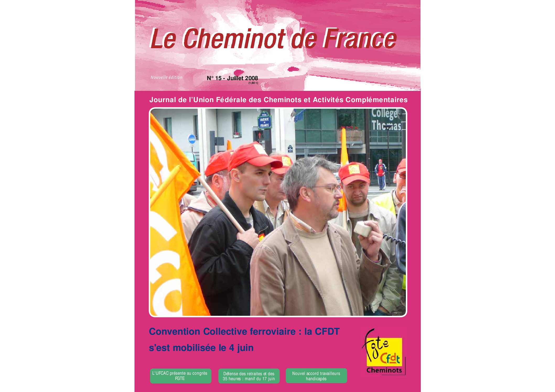 Le cheminot de France n°15