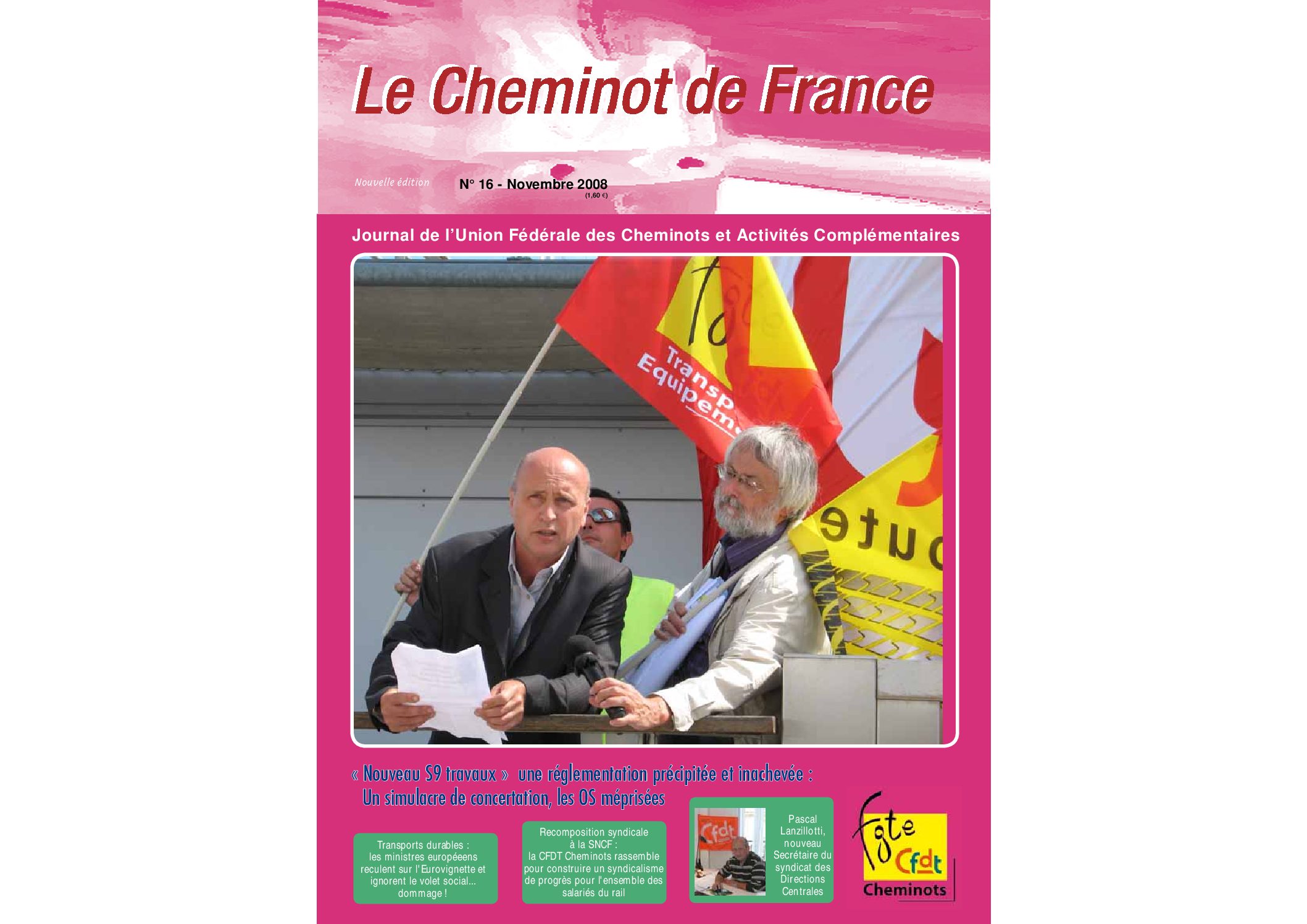 Le cheminot de France n°16