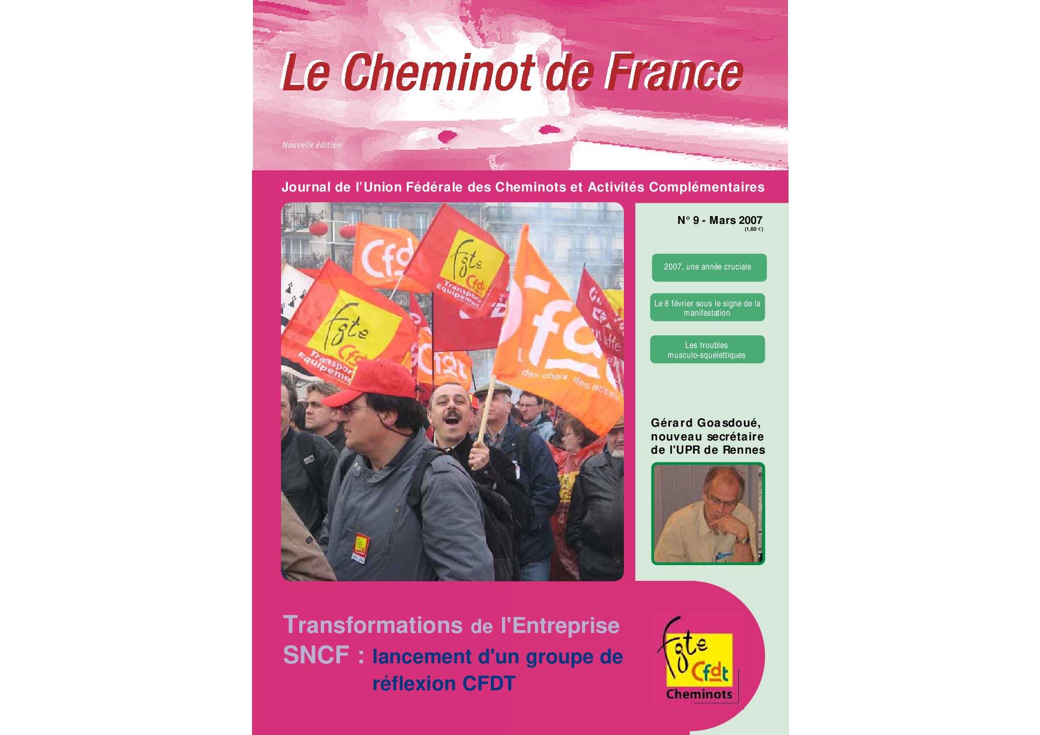 Le cheminot de France n°9