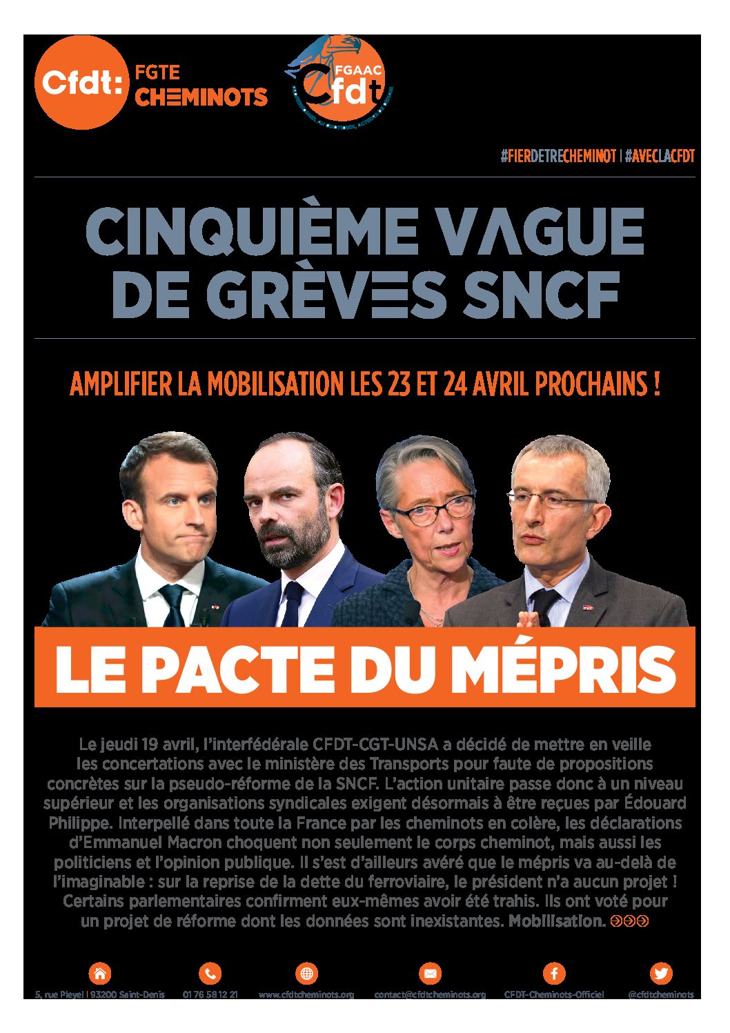 CINQUIÈME VAGUE DE GRÈVES SNCF