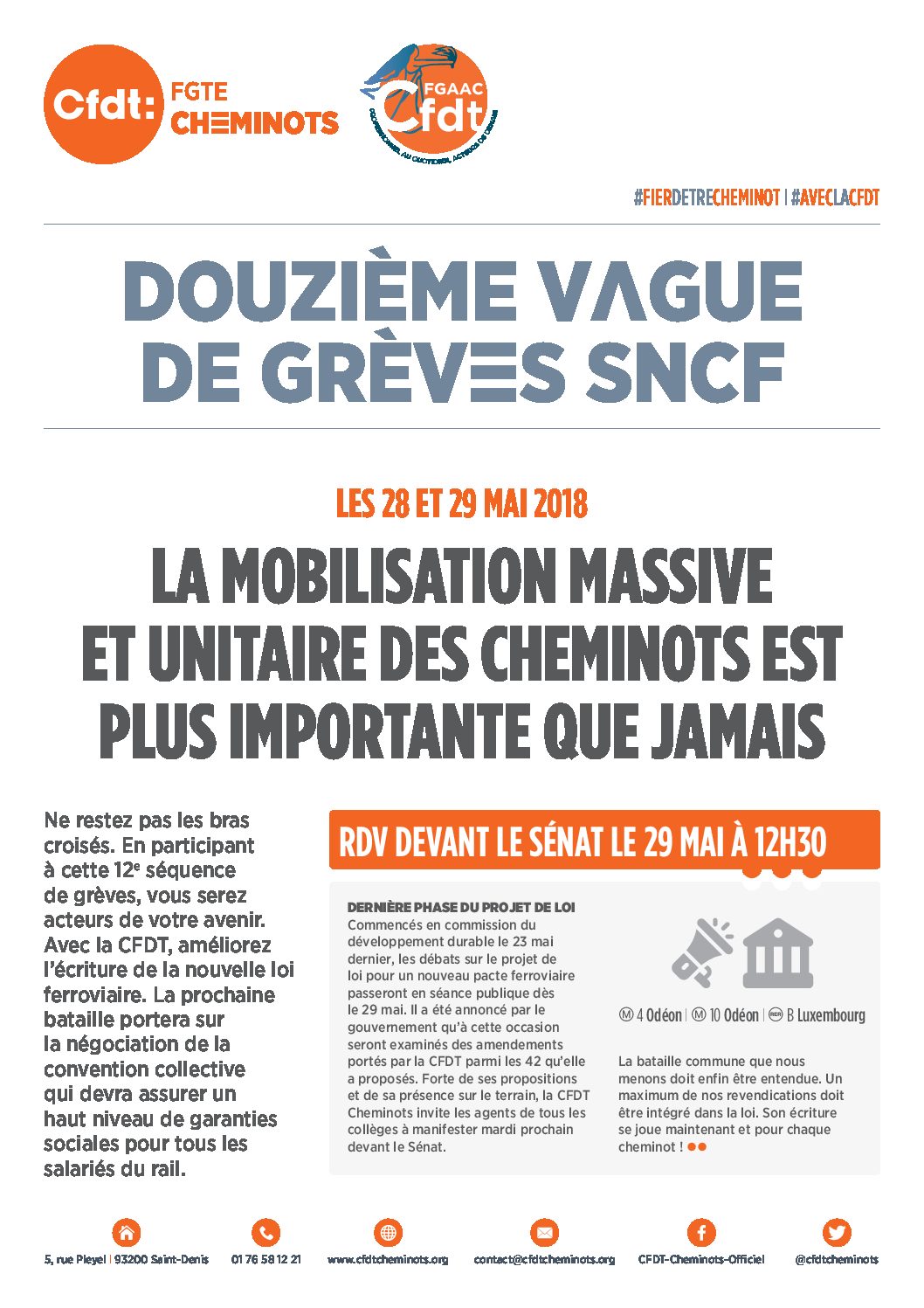 DOUZIÈME VAGUE DE GRÈVES SNCF