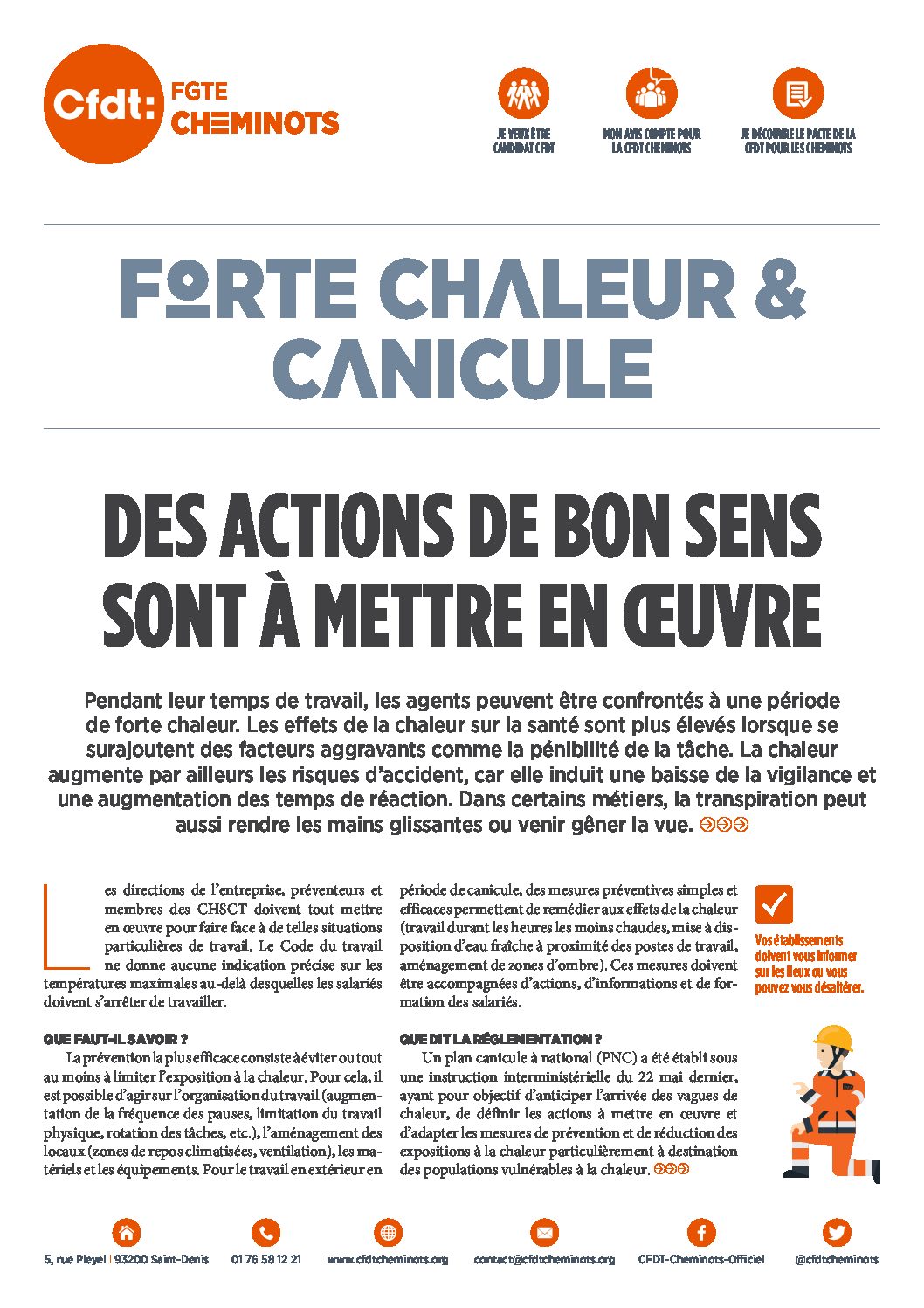 FORTE CHALEUR & CANICULE