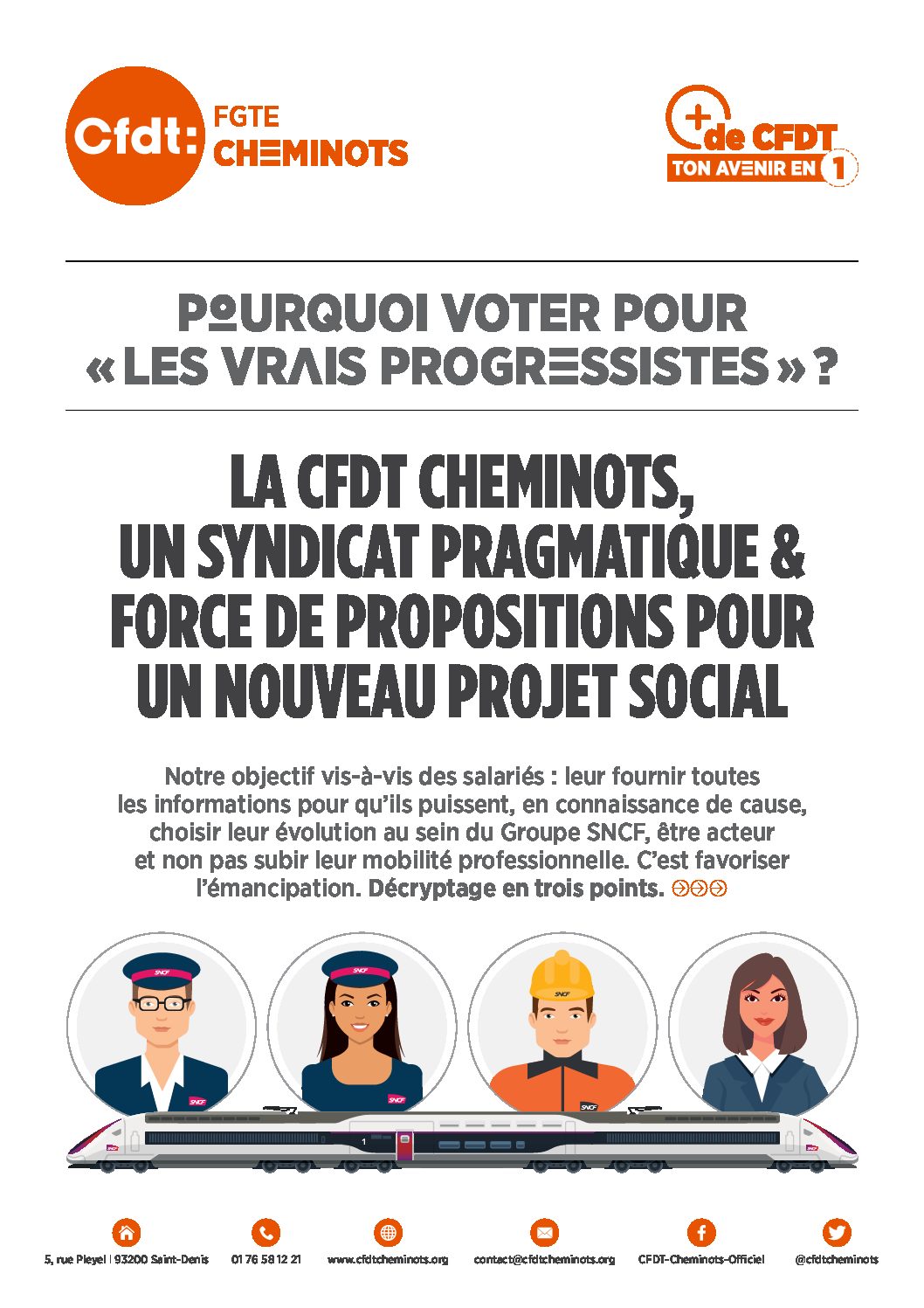 POURQUOI VOTER POUR « LES VRAIS PROGRESSISTES » ?