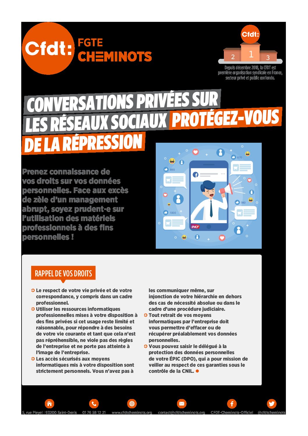 RÉSEAUX SOCIAUX, VIE PRO & VIE PERSO