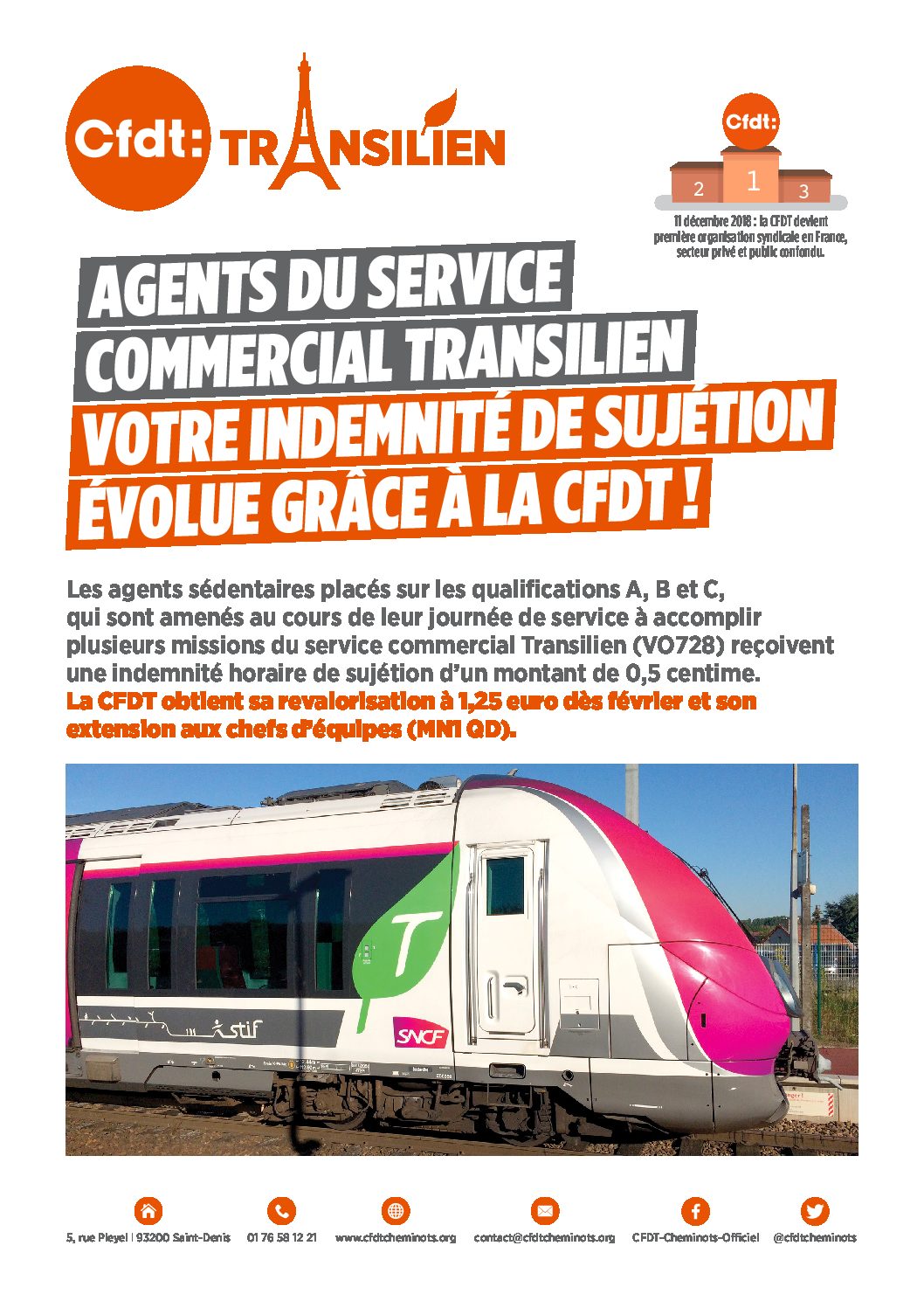 AGENTS DU SERVICE COMMERCIAL TRANSILIEN