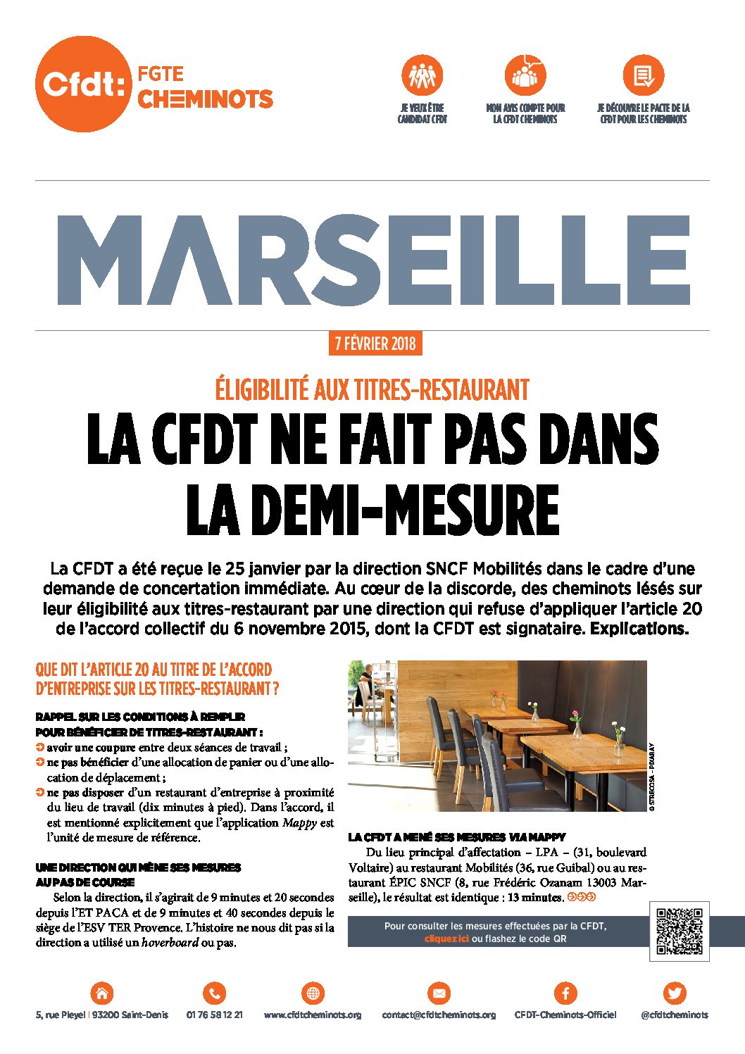 RESTAURATION SNCF MOBILITÉS MARSEILLE