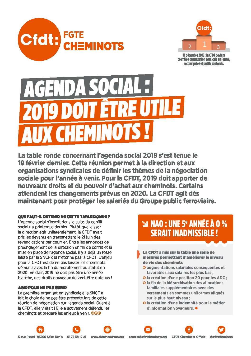 AGENDA SOCIAL