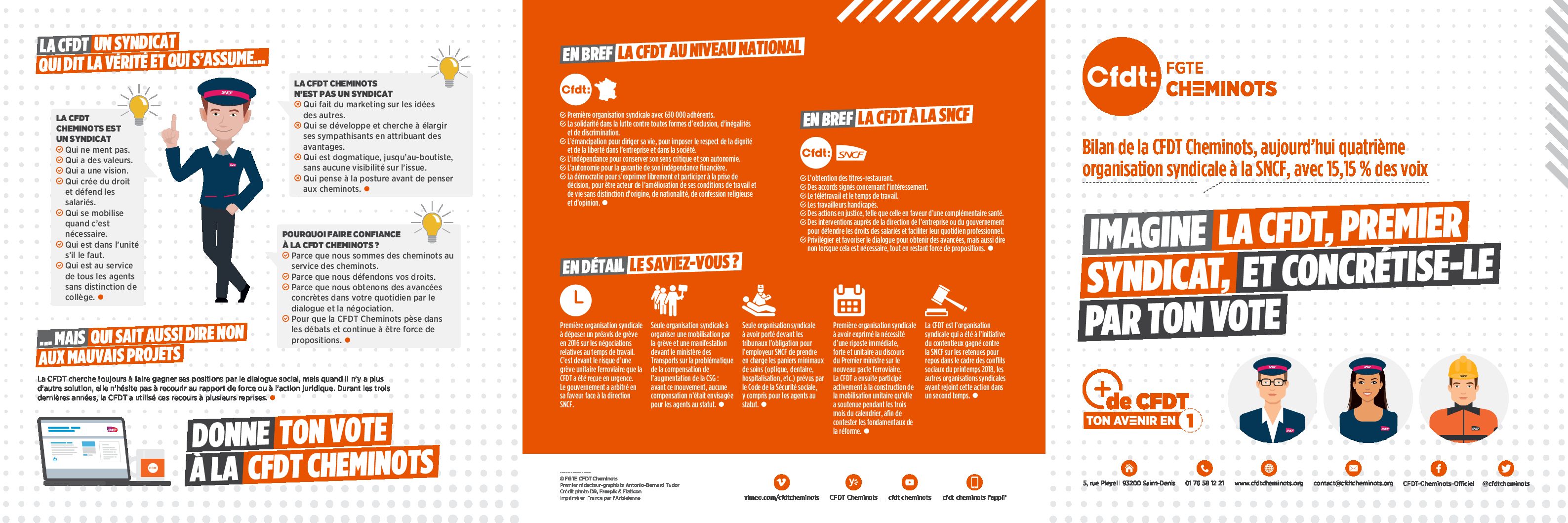 BILAN DE LA CFDT CHEMINOTS : L’ESSENTIEL À RETENIR