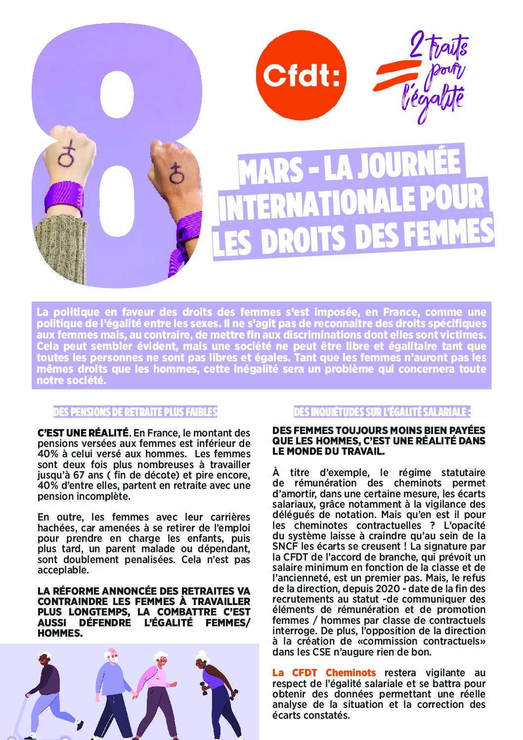 8 Mars – la journée internationale pour les droits des femmes