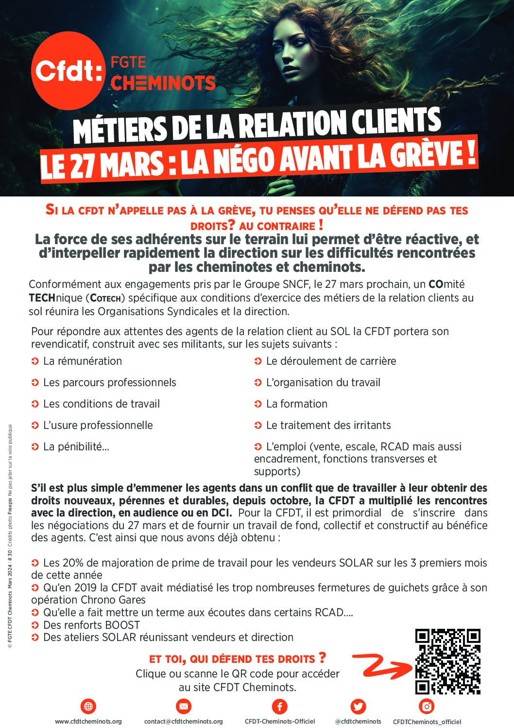 Métiers de la relation clients. Le 27 mars: la négociation avant la grève !