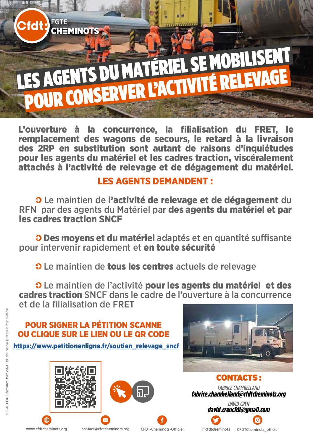 Les agents du matériel se mobilisent pour conserver l’activité relevage