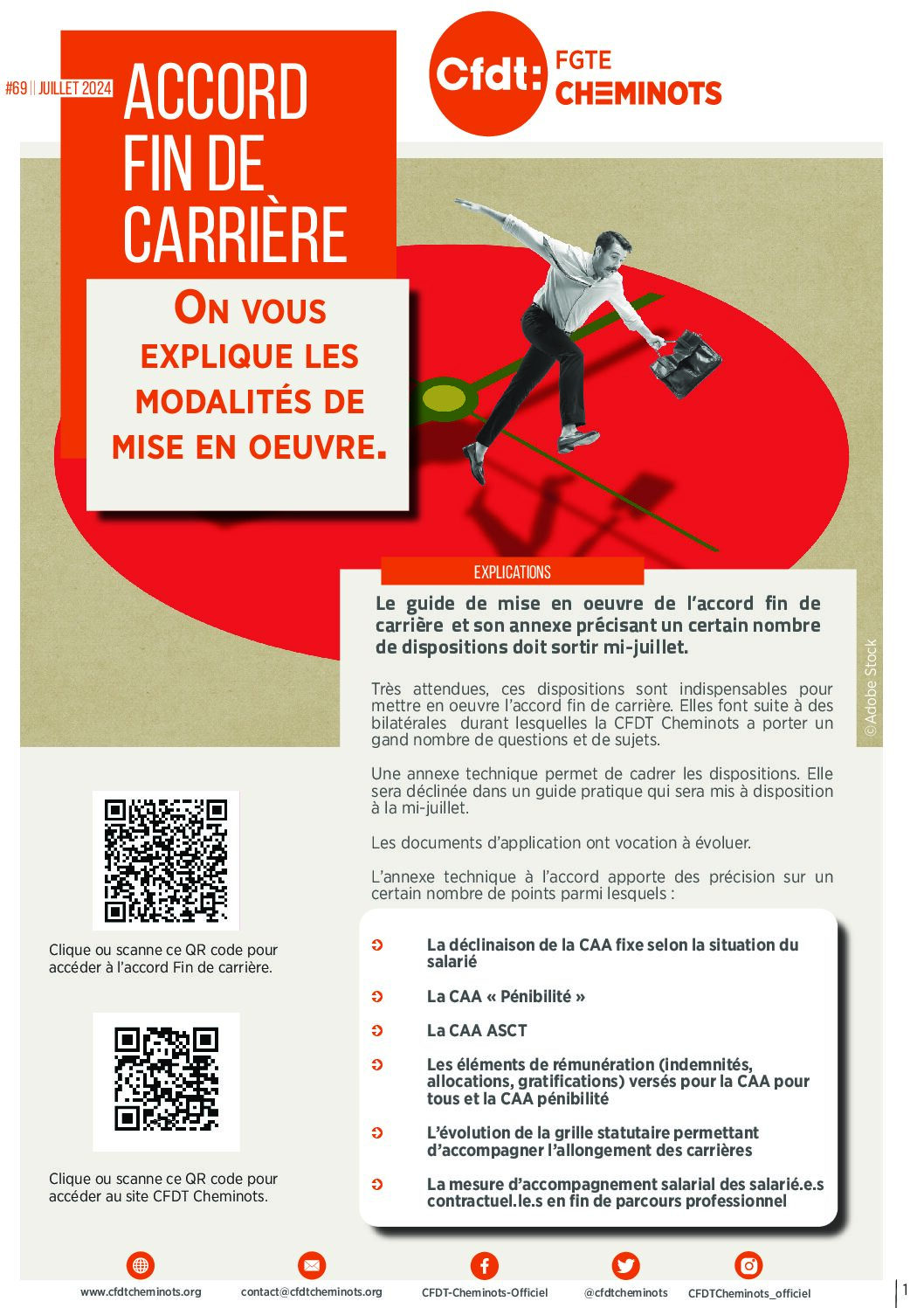 Accord fin de carrière