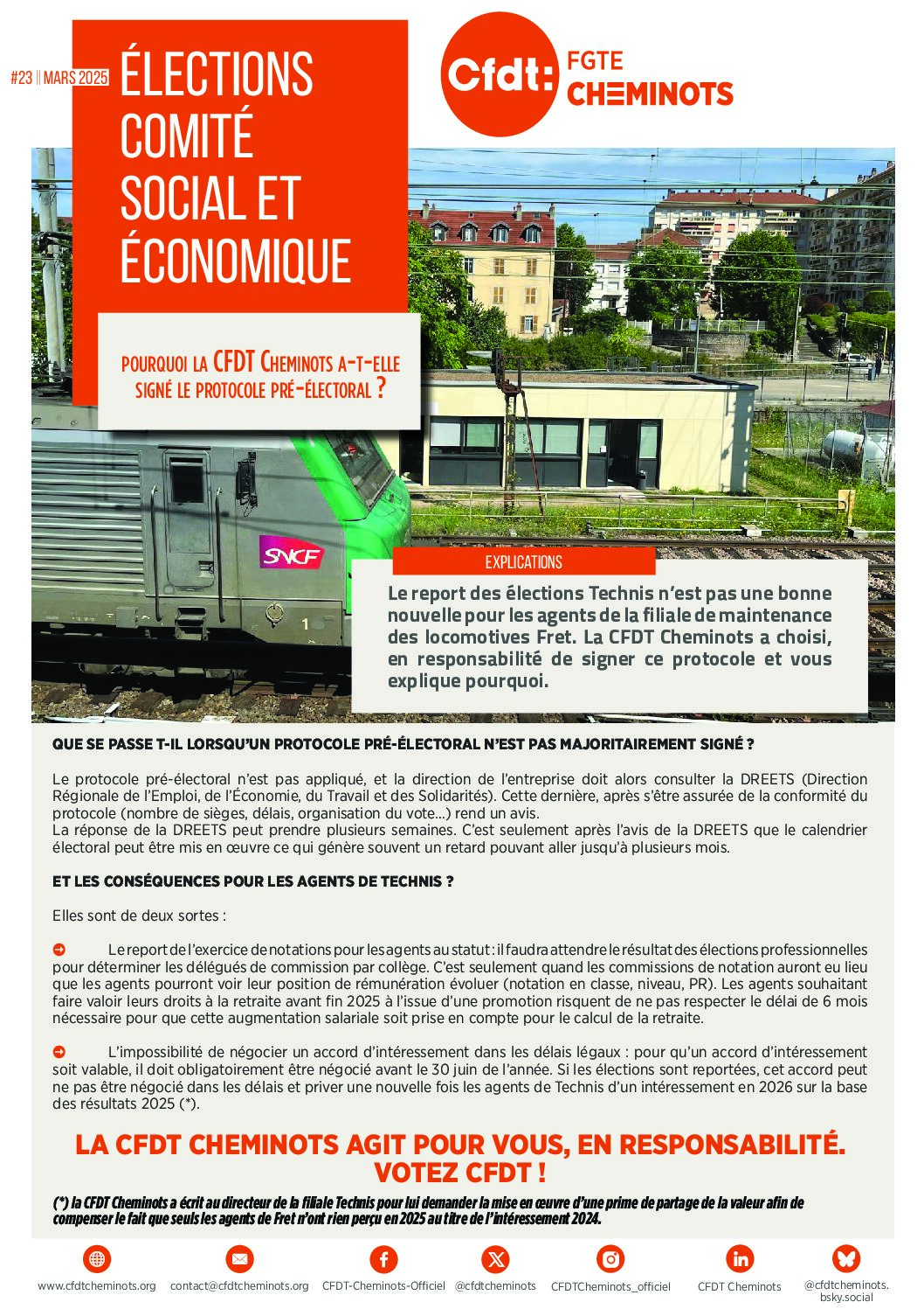  Élections Comité Social et Économique 