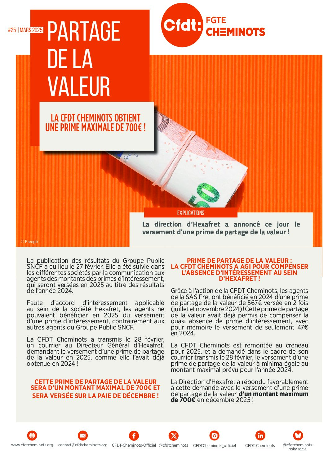 Partage de la valeur